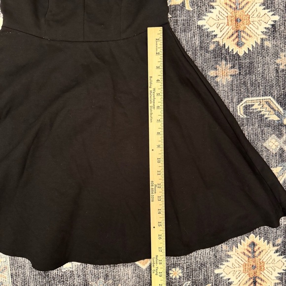 Lulus Women’s Believe in Love Black Backless Skater Dress Size Medium - Picture 14 of 14